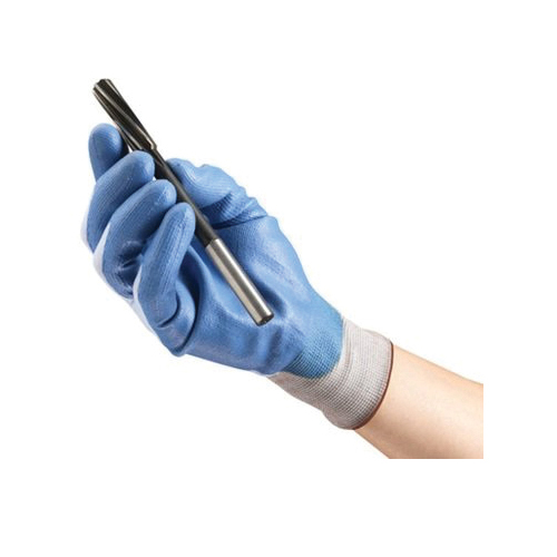 HyFlex&reg; 11-518-10 Light Duty Cut-Resistant Gloves, XL, Polyurethane Coating, Dyneema&reg; Fiber/Nylon/Polyurethane/Spandex&reg;, Knit Wrist Cuff, Resists: Abrasion, Cut, Puncture and Tear, ANSI Cut-Resistance Level: A2, Right/Left Hand