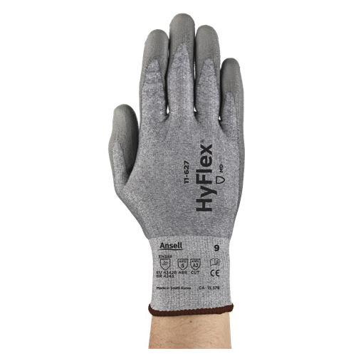 AlphaTec® 189023 38-514 Chemical Resistant Gloves, SZ 9, Butyl, Black, 14 in L, Resists: Esters, Ketone and Oxidizing Agents, Roll Beaded Cuff, 14 mil THK