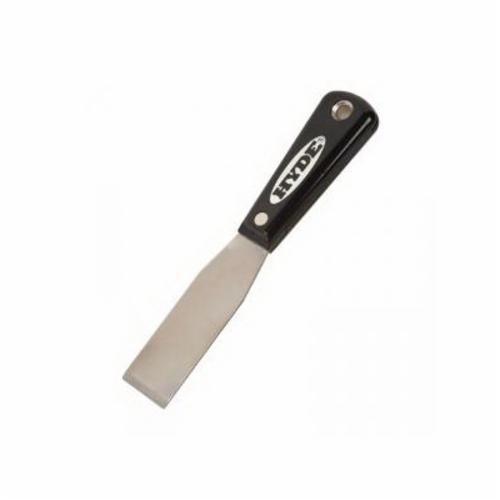 Hyde&reg; 02200 Heavy Duty Putty Knife, 3-7/8 in L x 1-5/16 in W, High Carbon Steel Blade, Stiff Blade Flexibility, Beveled Edge