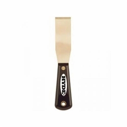 Hyde&reg; 02215 Heavy Duty Non-Magnetic Putty Knife, 4 in L x 1-5/16 in W, Brass Blade, Stiff Blade Flexibility, Beveled Edge, ASME Specified
