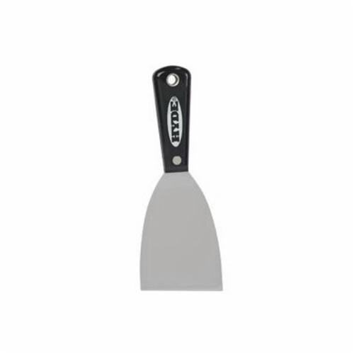product Hyde® 01440 Heavy Duty Putty Knife, 3-1/2 in L x 3 in W, Stainless Steel Blade, Stiff Blade Flexibility, Chisel Edge