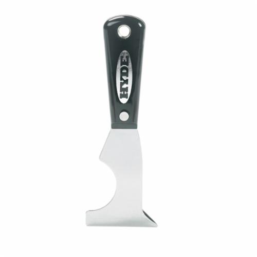 product Hyde® 10520 Black and Silver® 2-Edge Blade Heavy Duty Lifetime Scraper, High Carbon Steel Blade, 2-1/2 in W Blade, Polypropylene Handle