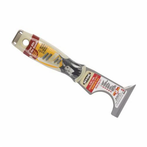 Hyde&reg; 02975 Black & Silver&reg; Heavy Duty Multi-Tool, Brass 5-in-1 Blade, 2-1/2 in W Blade, Nylon Handle