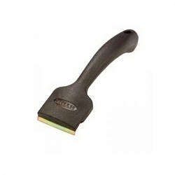 product Hyde® 12000 Chisel Scraper, High Carbon Steel 1-Edge/Bent/Stiff Blade, 3-1/2 in L Blade, 3 in W Blade, Polypropylene Handle