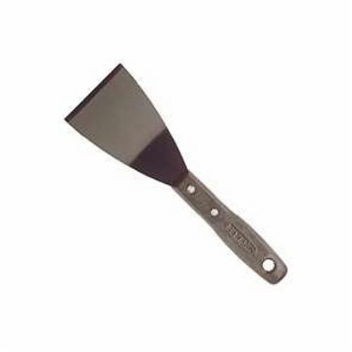 product Hyde® 10500 Black and Silver® 2-Edge Blade Heavy Duty Lifetime Scraper, High Carbon Steel Blade, 1 in W Blade, Polypropylene Handle