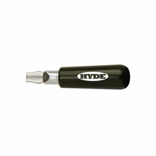 Hyde® 63080 Mill Blade Handle, For Use With 3/4 in Blade, Hardwood/Solid Aluminum Casting, Beige/Natural