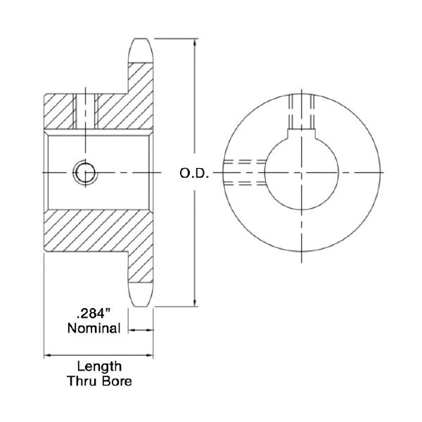 IDC Select&reg; IDC H40B54F-1-1/8 IDCH40B54F-1-1/8