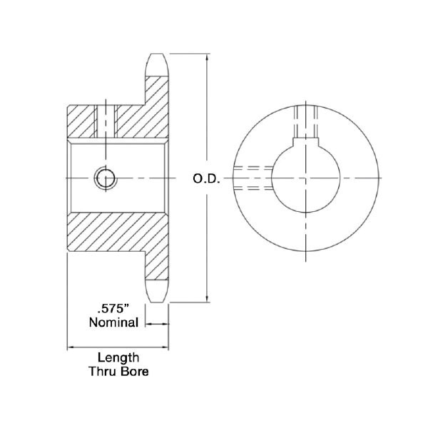 IDC Select® IDC H80B18F-1-1/4 IDCH80B18F-1-1/4