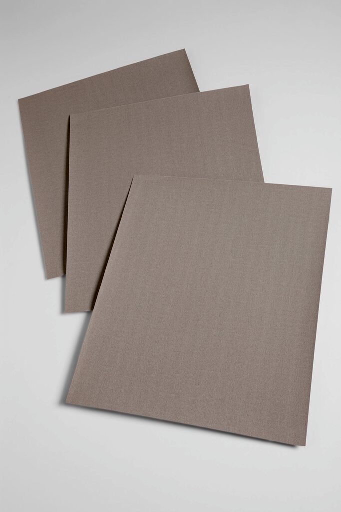 product 3M™ 7000120218 336U Paper Sheet, 11 in L x 9 in W, 36 Grit, Very Coarse Grade, Paper Backing