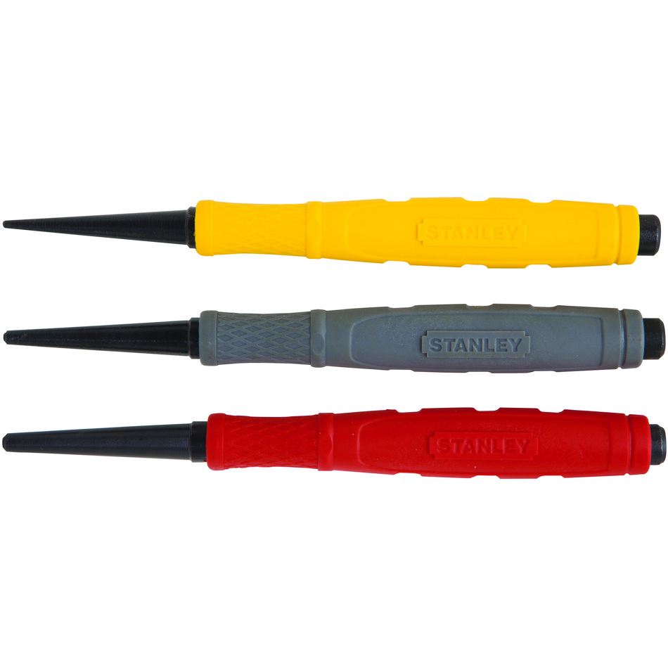 product Proto® J46 Punch and Chisel Set, Drive Pin/Starting/Center/Prick/Drift/Cold Style, 1/4 to 1-3/36 in Chisel, 3/32 to 1/4 in Punch, 17 Punches, 9 Chisels, 26 Pieces