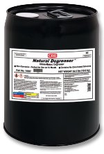CRC&reg; 1004763 Natural Degreaser&trade; Combustible Degreaser, 5 gal Pail, Liquid, Clear, Slight Citrus
