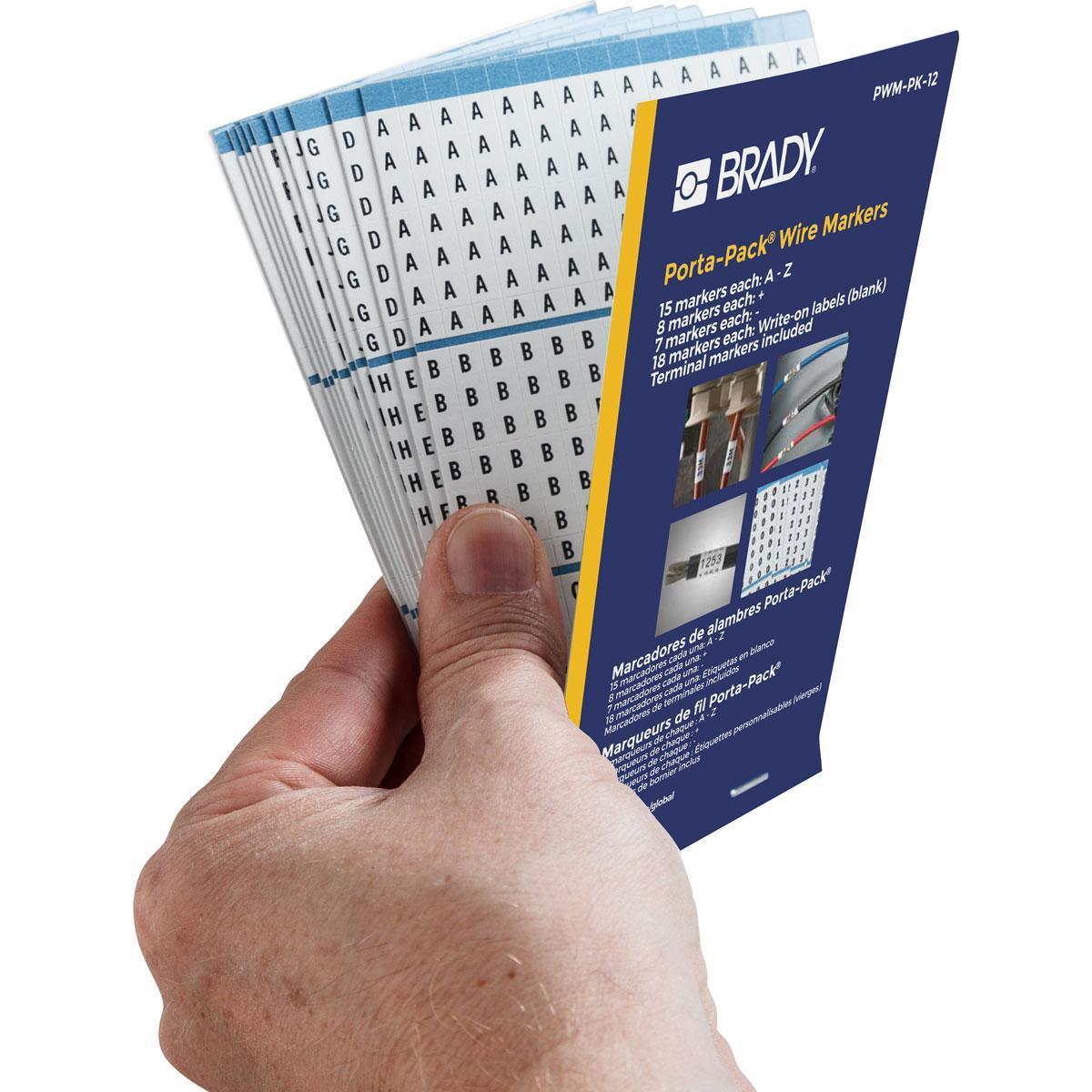 slide Brady® PWM-PK-12