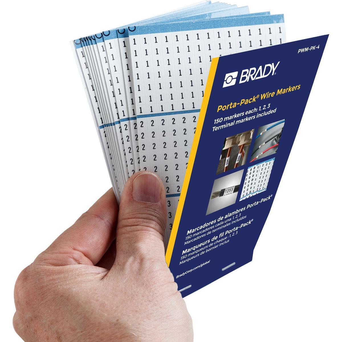 slide Brady® PWM-PK-4