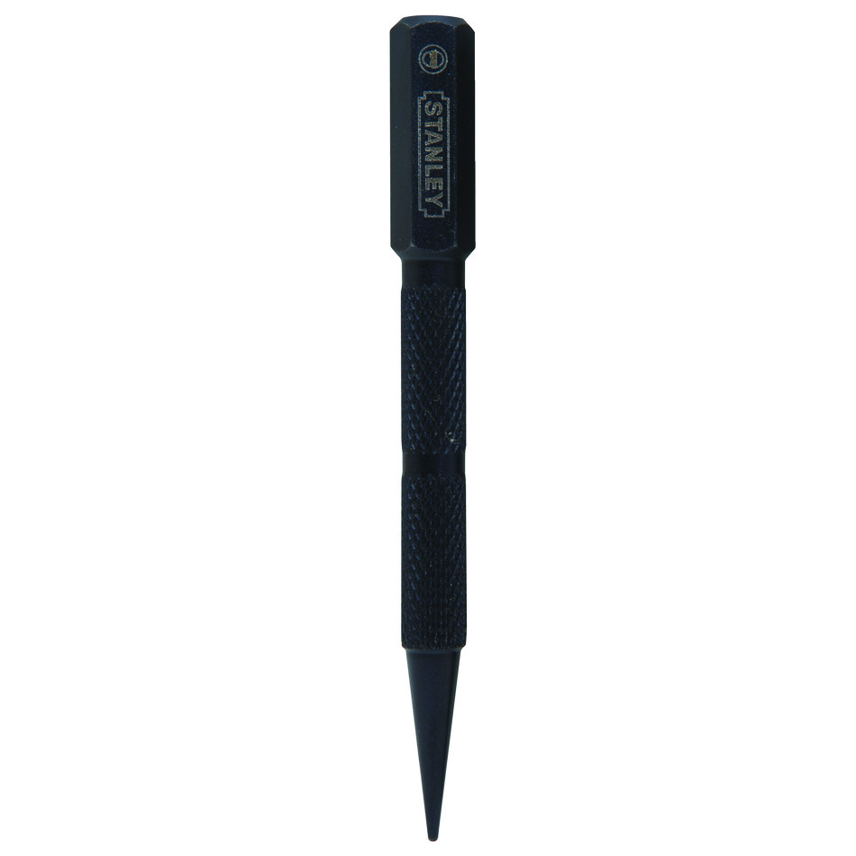 Starrett® 117C Center Punch, 1/8 in Tip, 4 in OAL, Steel Tip