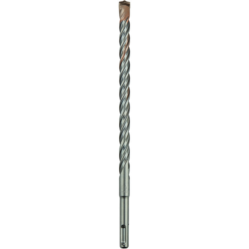 DeWALT&reg; Guaranteed Tough&reg; DW5439 2-Cutter Masonry Drill Bit, 1/2 in Drill Bit, Round Cutting, 25/64 in SDS-Plus Shank, 10 in D Cutting, Carbide Cutting Edge, 12 in OAL