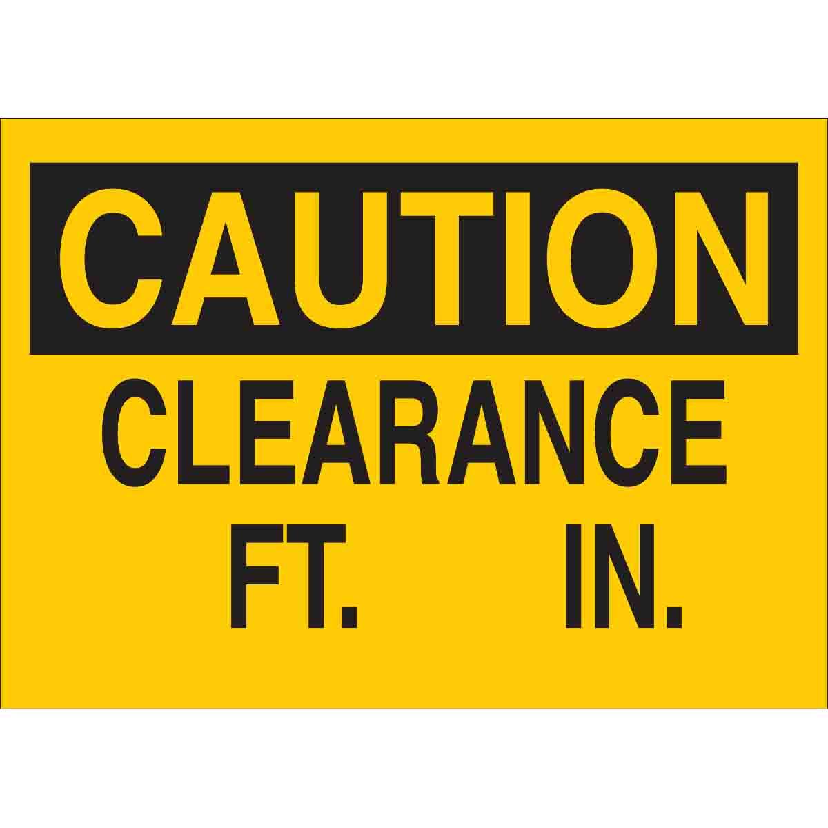 Brady&reg; 42387 Rectangular Machine and Equipment Sign, CAUTION, 10 in H x 14 in W, Black on Yellow, B-555 Aluminum, Fastened Mount