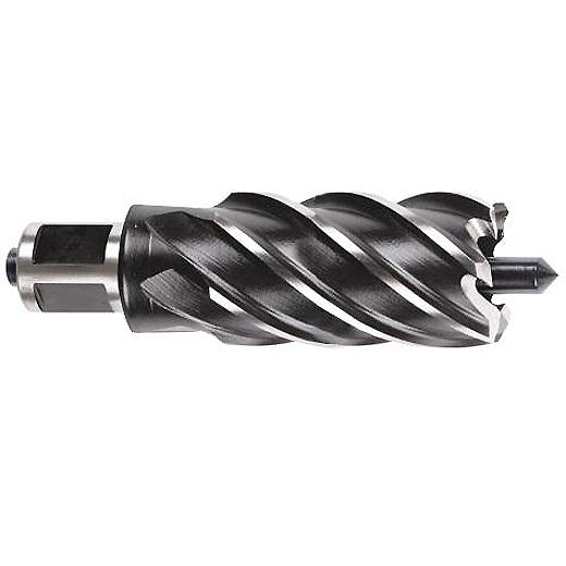 product Milwaukee® 49-59-2050 Annular Cutter, 1/2 in Dia Cutter, 2 in D Cutting, HSS, Black Oxide, Weld-On Flat Shank