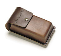 Fluke&reg; C510 Button Snap Closure Meter Carrying Case, 2-5/16 in L x 5 in W x 6 in D, Leather