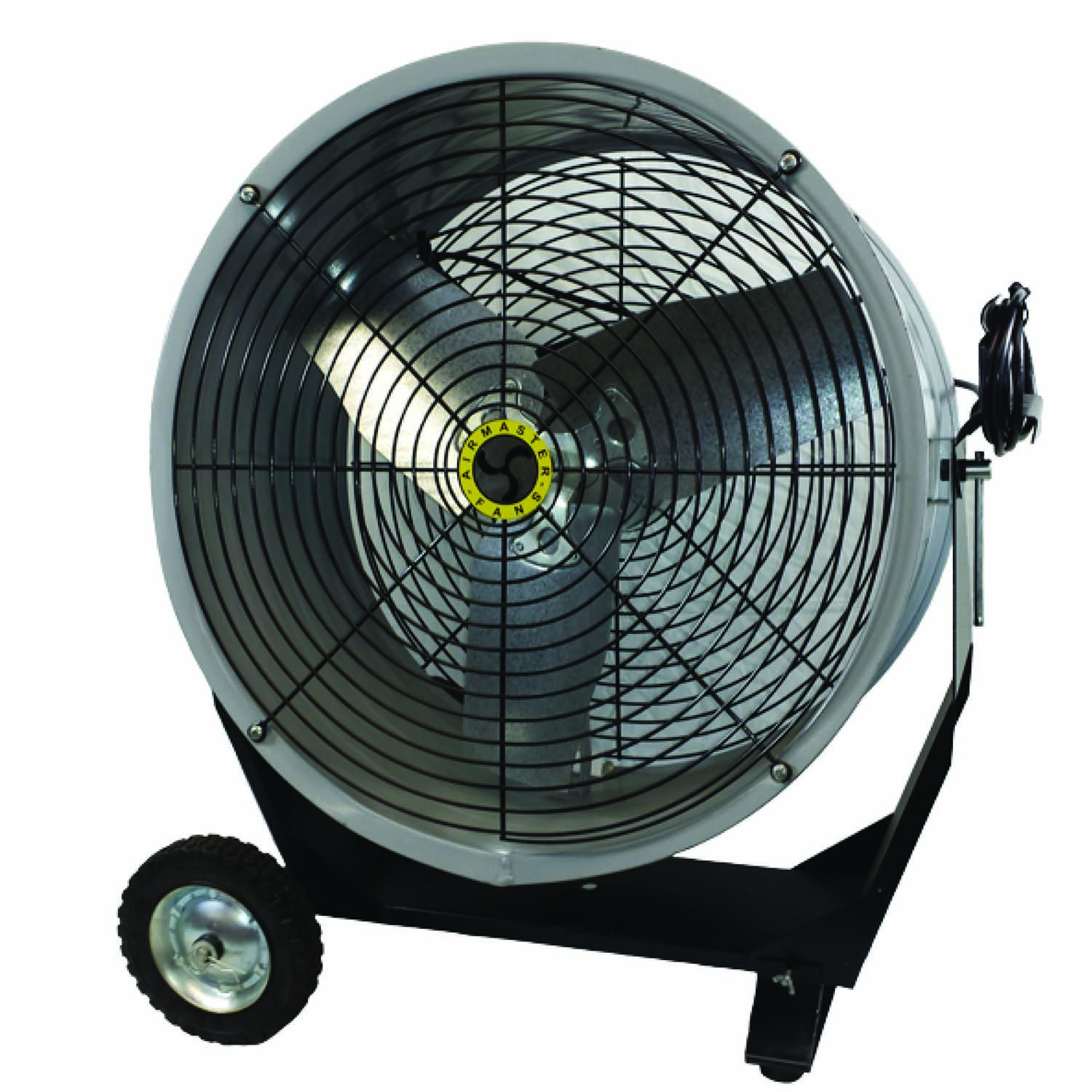 Airmaster&reg; 60025 Portable Belt Drive Non-Oscillating Mancooler, 42 in Dia Blade, 16180 cfm Flow Rate, 115 V AC, 6.4 A, Import