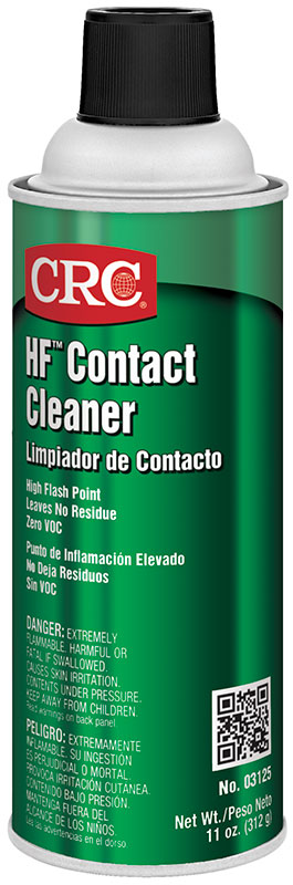 CRC® 03070 Industrial Non-Flammable Contact Cleaner, 16 oz Aerosol Can, Ethereal/Faint Sweetish Odor/Scent, Colorless, Volatile Liquid Form