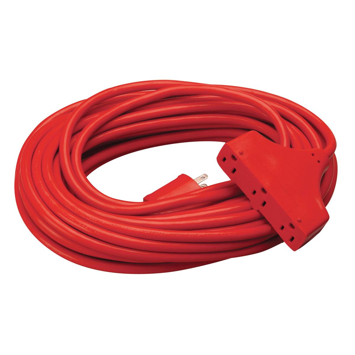 Southwire&reg; Tri-Source&reg; 4218SW8804 Type SJTW Extension Cord, 125 V AC, (3) 14 AWG Bare Copper Conductor, 50 ft L