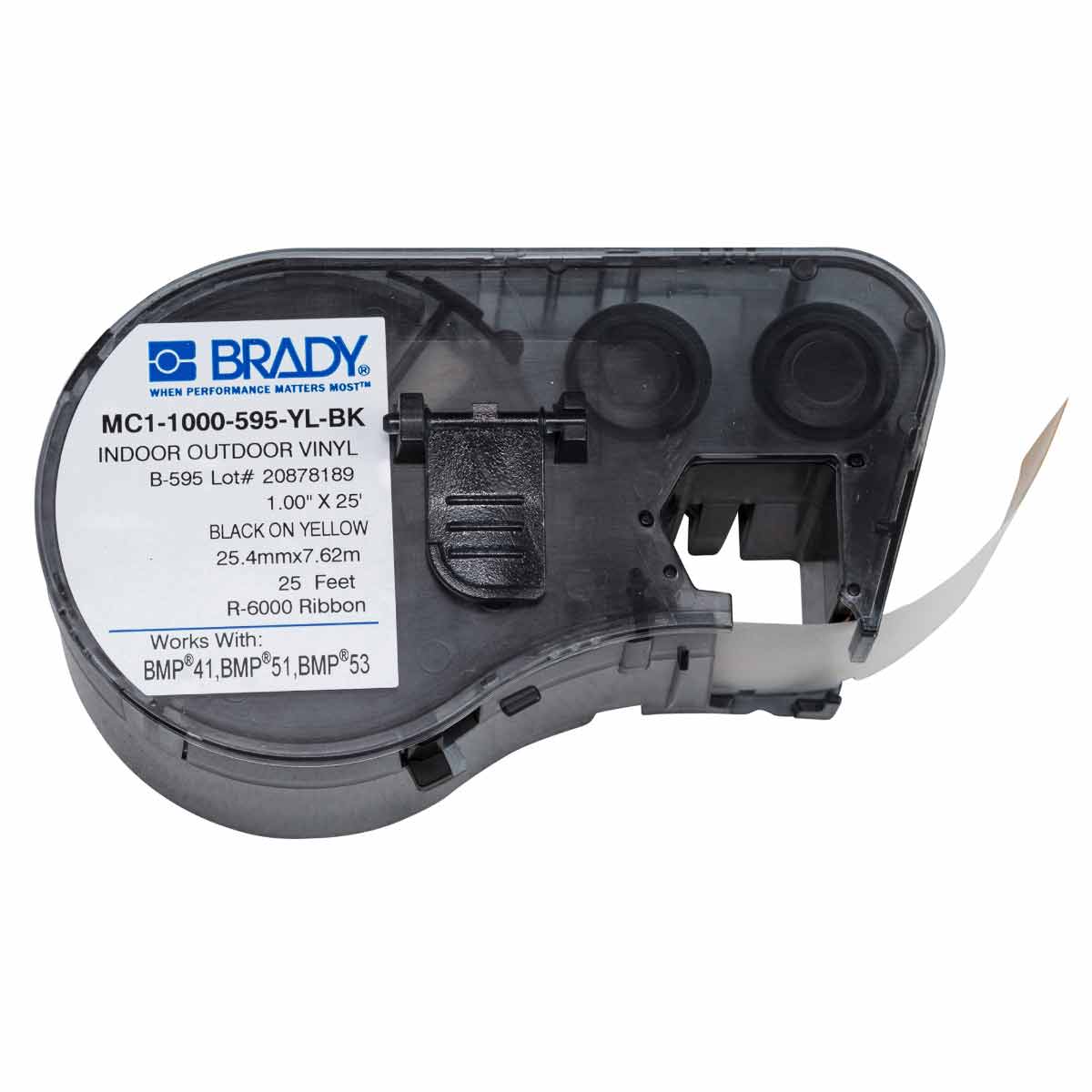 Brady® MC1-1000-595-YL-BK