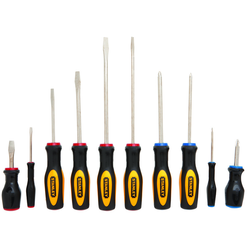 Stanley® 66-039 Jeweler's Precision Screwdriver Set, Metric, 6 Pieces, Steel, Black Oxide Tipped/Chrome Plated
