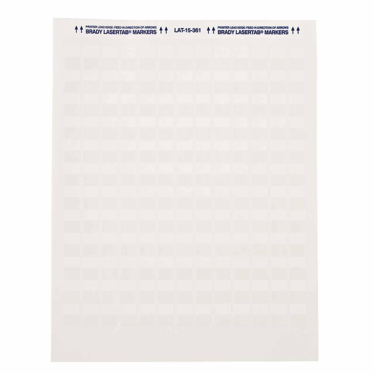 product Brady® PermaSleeve® M21-125-C-342 BMP®21 Heat Shrink Tubing Cartridge Label, 7 ft L x 0.235 in W, Black on White, B-342 Polyolefin