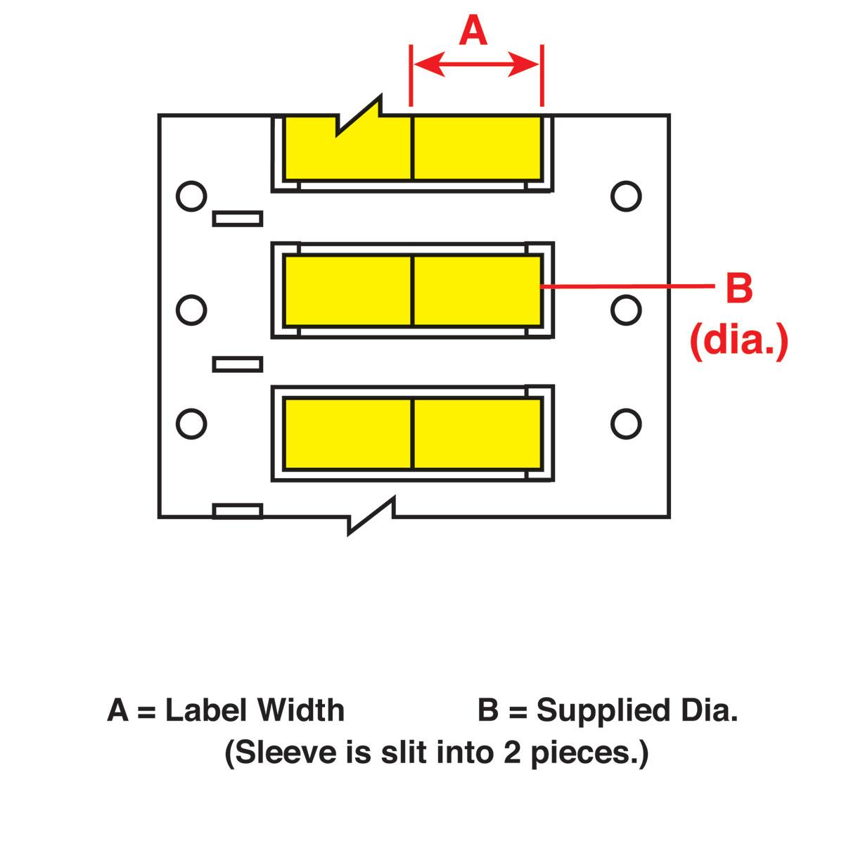 Brady® 2FR-1500-2-YL-2