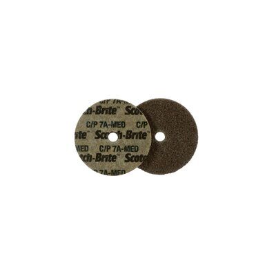 product Scotch-Brite™ Metal Finishing Convolute Wheel, MF-WL, 5A Medium, 6 in x 1 in x 1 in, 3 ea/Case