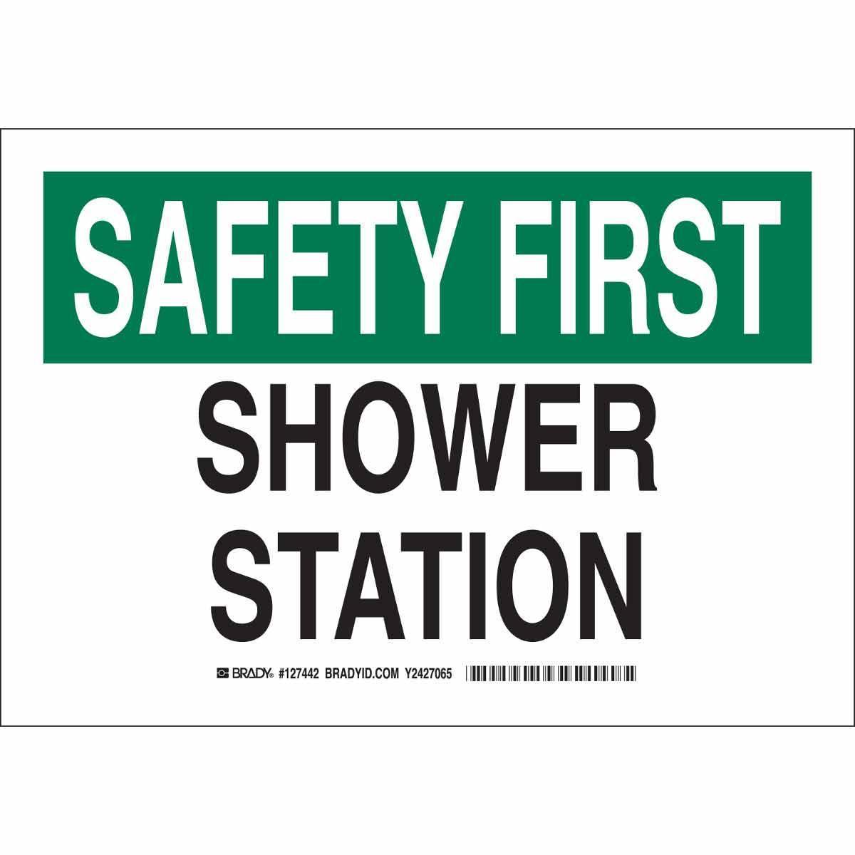 Brady&reg; ToughStripe&reg; 104507 Circular Solid Pattern Floor Marking Sign, 17 in H x 17 in W, Black/Green on White, B-534 Polyester, Adhesive Mount