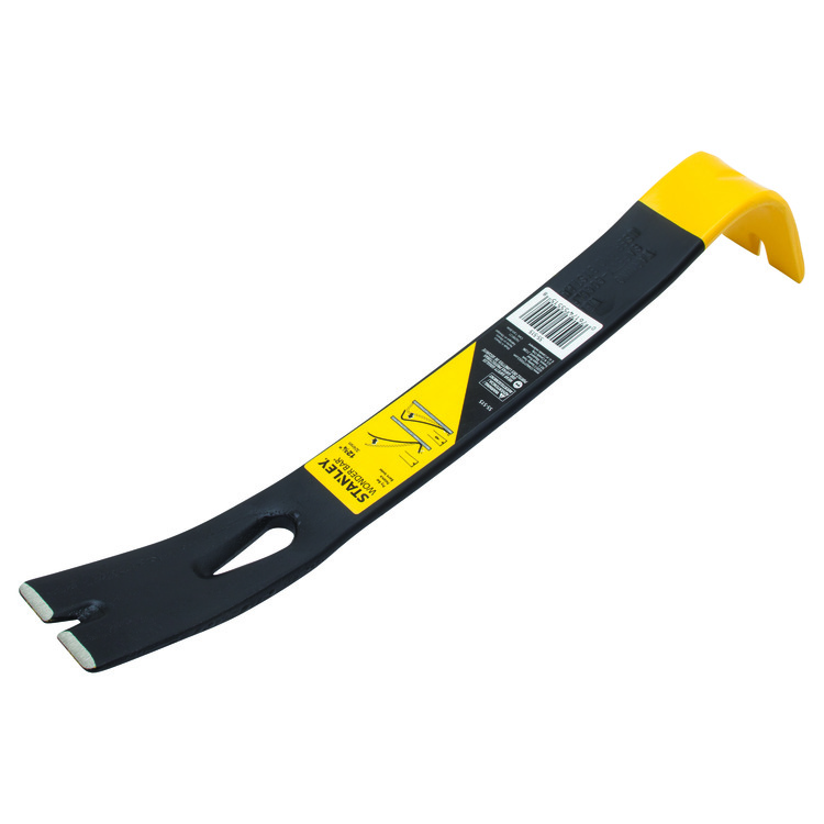 product Stanley® FatMax® 55-102 Wrecking Bar, Beveled/Slotted Claw Tip, 24 in OAL, High Carbon Steel
