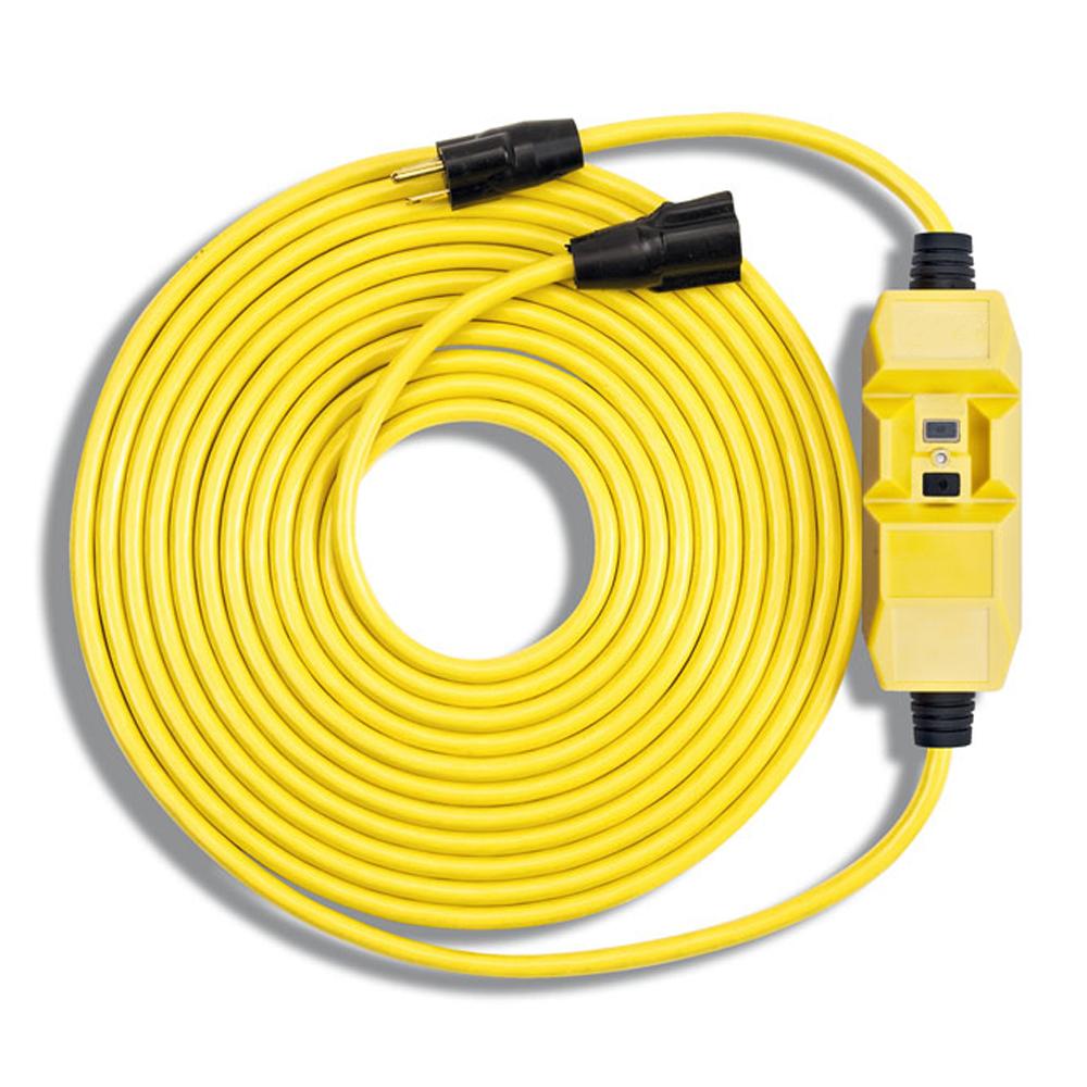 Southwire&reg; Surge Guard&reg; 26020124-2 Type SJTW-A GFCI In-Line Cord Set, 120 V AC, 15 A, 14 AWG Conductor