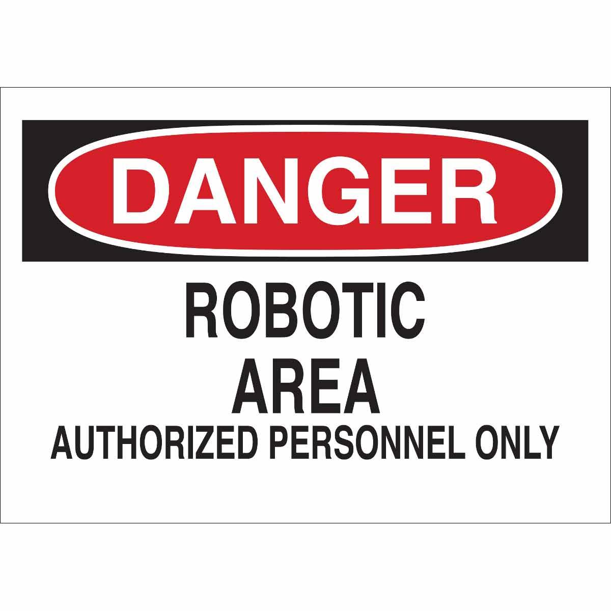 Brady&reg; 80105 Rectangular Traffic Sign, No Header, 6 in H x 12 in W, Red on White, B-959 Aluminum, Fastened Mount