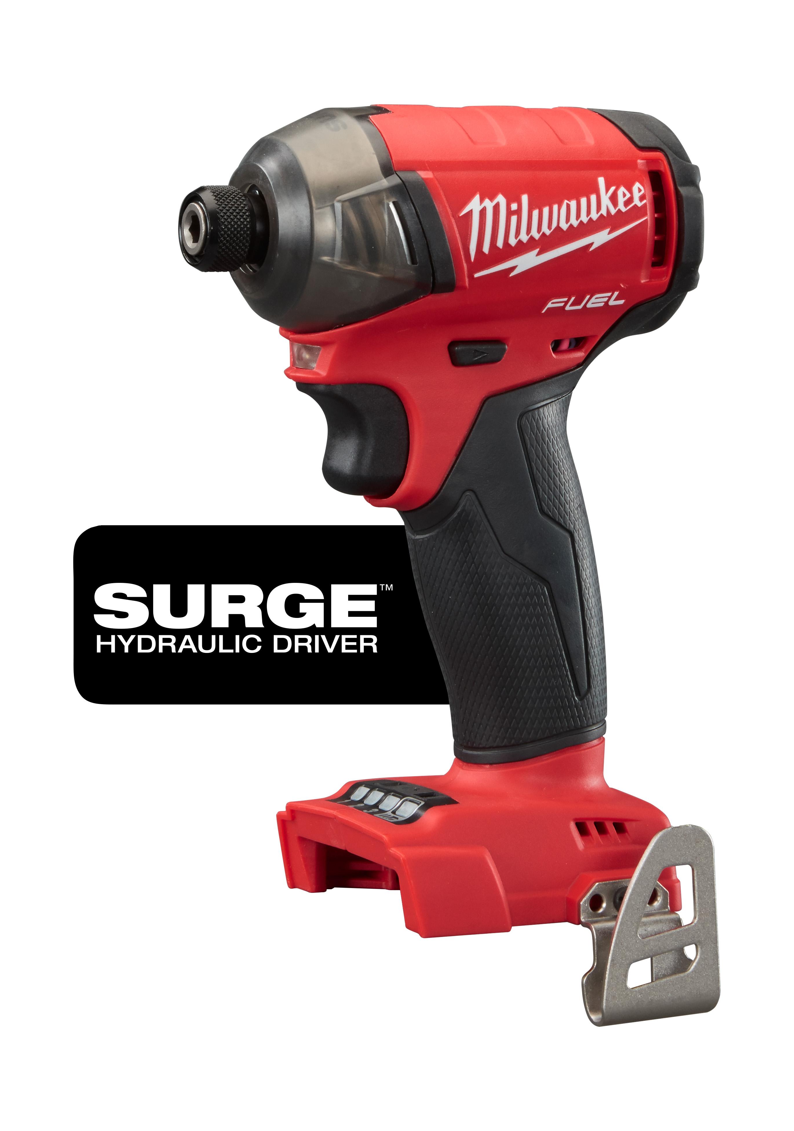 Milwaukee® M18™ 2667-20 2-Speed Compact Right Angle Cordless Impact Driver, 1/4 in Hex/Right Angle Drive, 0 to 2400/0 to 3400 bpm, 675 in-lb Torque, 18 VAC, 12-1/8 in OAL