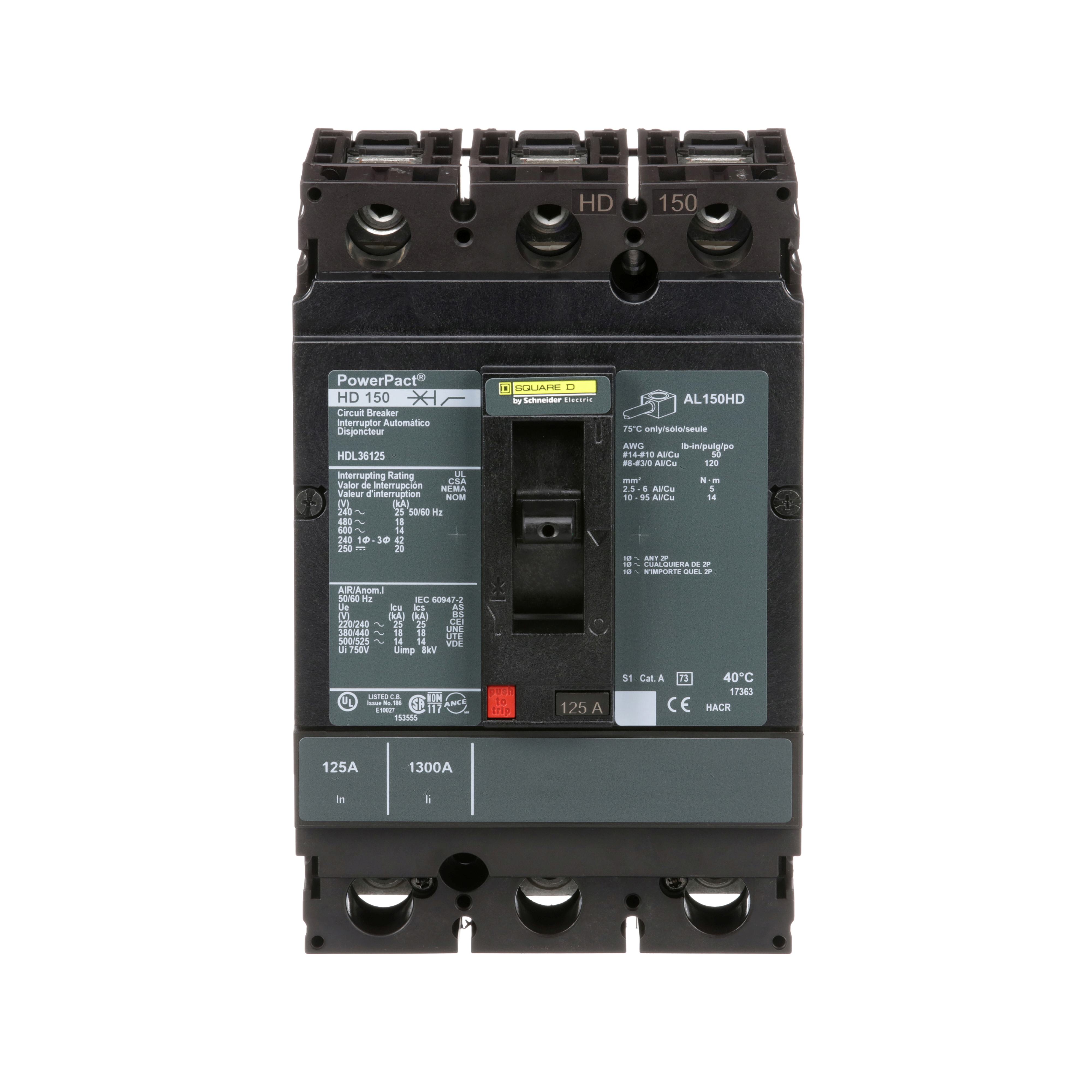 Square D&trade; QO115PCAFI 401301