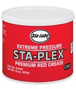 Sta-Lube&reg; SL3191 Sta-Plex&trade; Extreme Pressure Non-Flammable Premium Grease, 14 oz Can, Semi-Solid to Solid Grease, Red, -20 to 325 deg F
