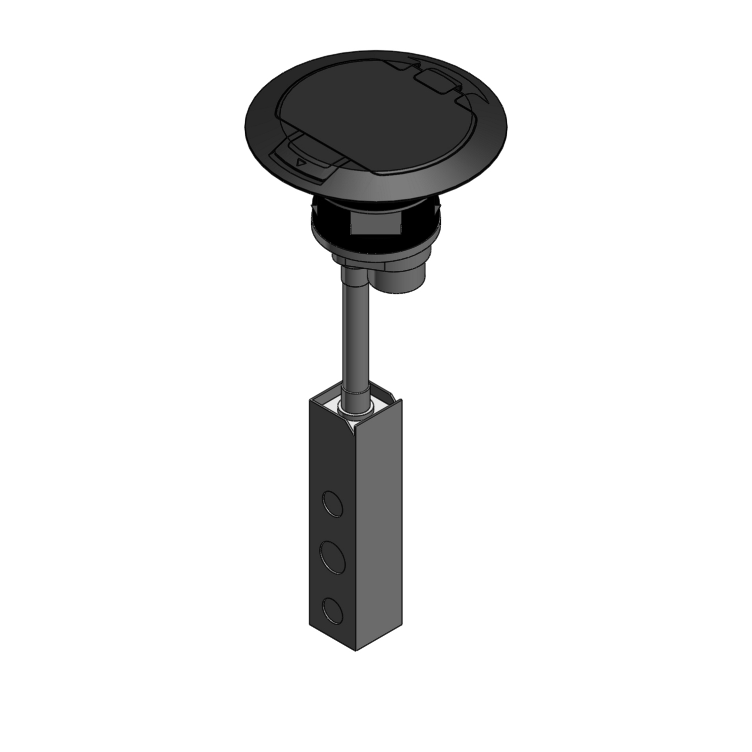 Steel City&reg; FPT4-4P-4C-TBLK