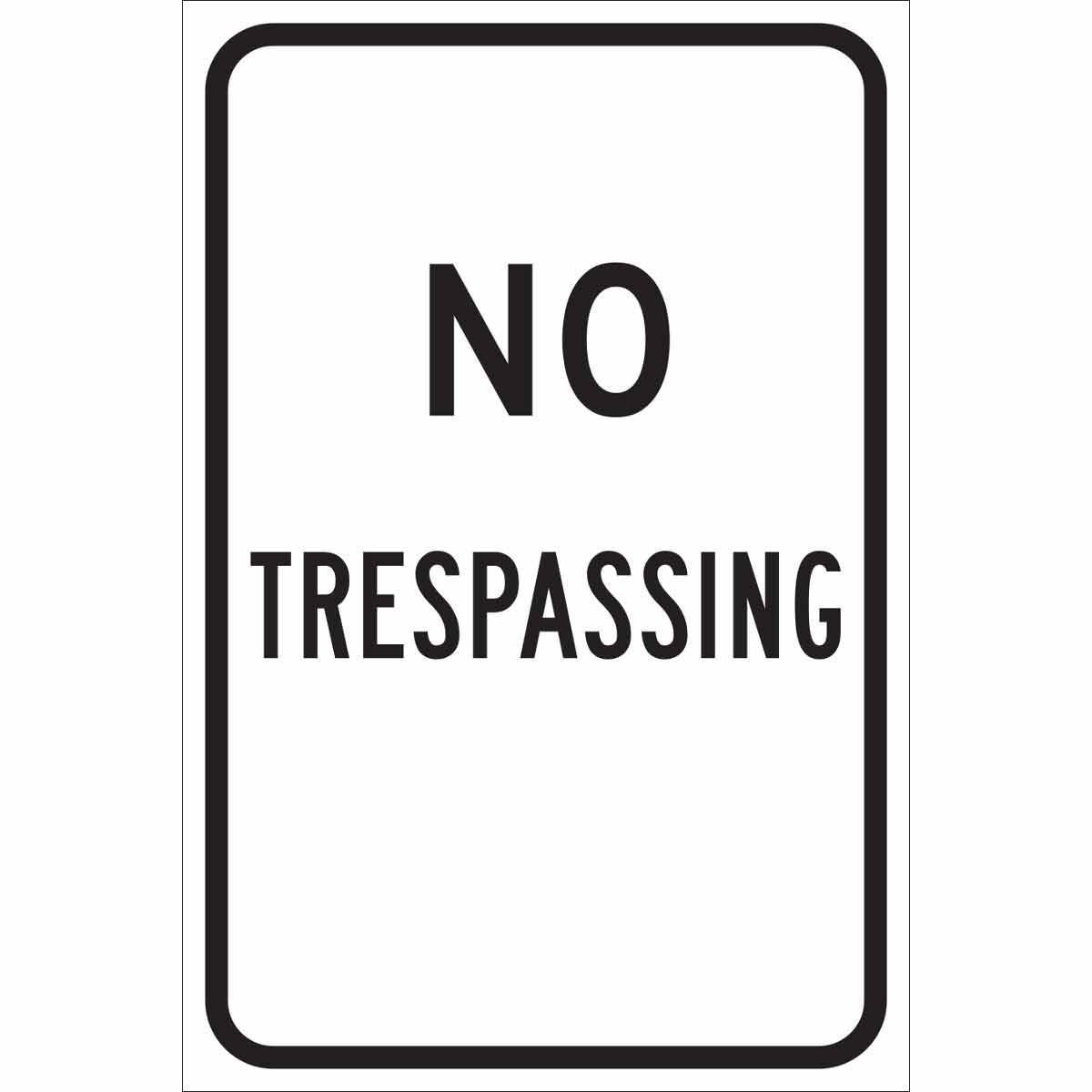 Brady&reg; 80105 Rectangular Traffic Sign, No Header, 6 in H x 12 in W, Red on White, B-959 Aluminum, Fastened Mount