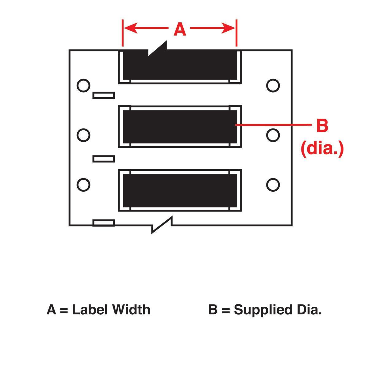 Brady® 2FR-1500-2-BK
