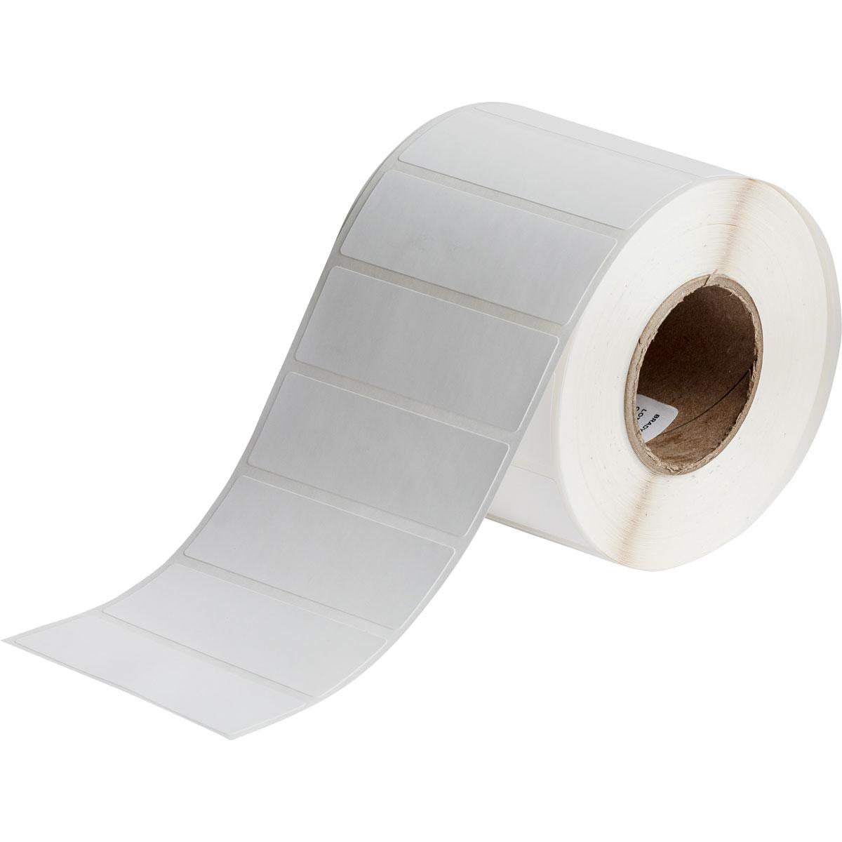 Brady® M21-500-595-GY BMP®21 Printer Label, 21 ft L x 1/2 in W, Black on Gray, B-595 Vinyl