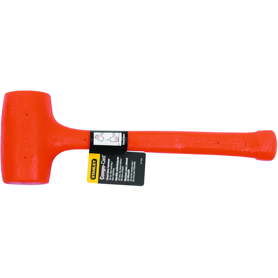 Stanley 57-533 Compo-Cast Standard Soft-Face Hammer, 42 oz.