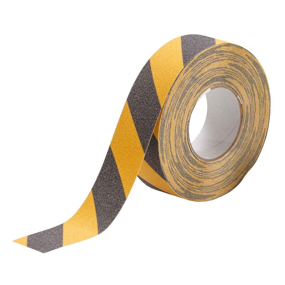 Safety-Walk™ 7100071690 700 Coarse Tape and Tread, 30 ft/Roll L x 4 in W x 0.048 in THK, Plastic Film Substrate, Solid Surface Pattern, Oily/Smooth Surface