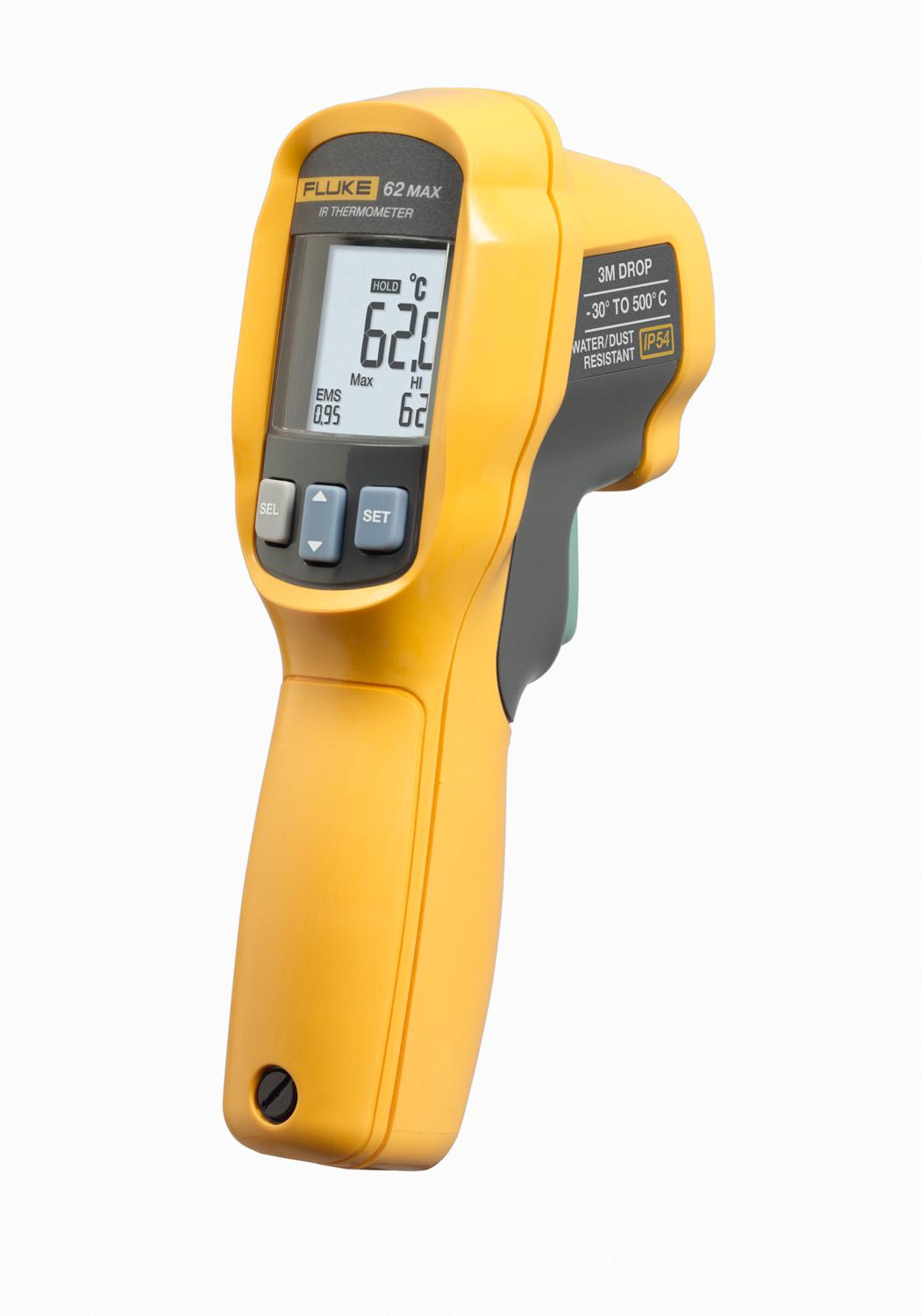 Fluke® FLUKE-572-2 Infrared Thermometer, -30 to 900 deg C, Adjustable emissivity and predefined emissivity table
