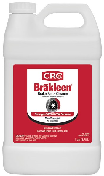 CRC® Brakleen® 05050 Extremely Flammable Non-Chlorinated Brake Parts Cleaner, 20 oz Aerosol Can, Solvent Odor/Scent, Clear, Liquid Form