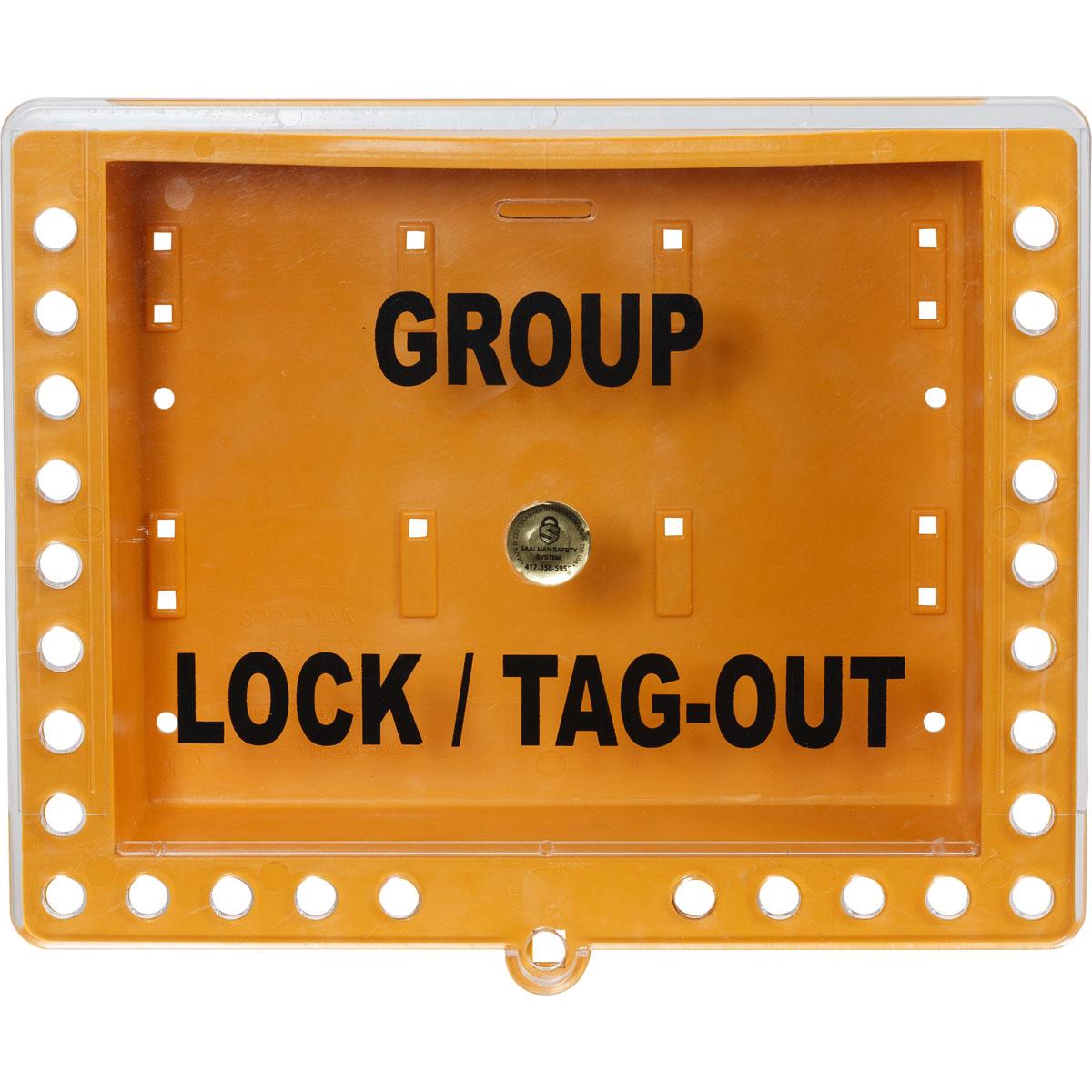 product Master Lock® S1017 Unfilled Personal Lockout Toolbox, Black/Red, 230 mm H x 420 mm W x 216 mm D