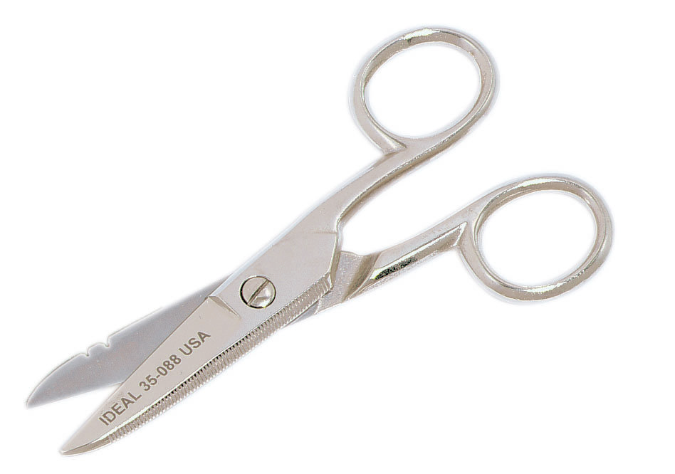 Klein Tools 2100-7 Electrician Scissor, 5-1/4 in OAL, 1-7