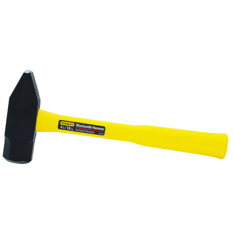 product Stanley® 56-218 Blacksmith Hammer, 13-3/4 in OAL, 2.5 lb Alloy Steel Head, Fiberglass Handle