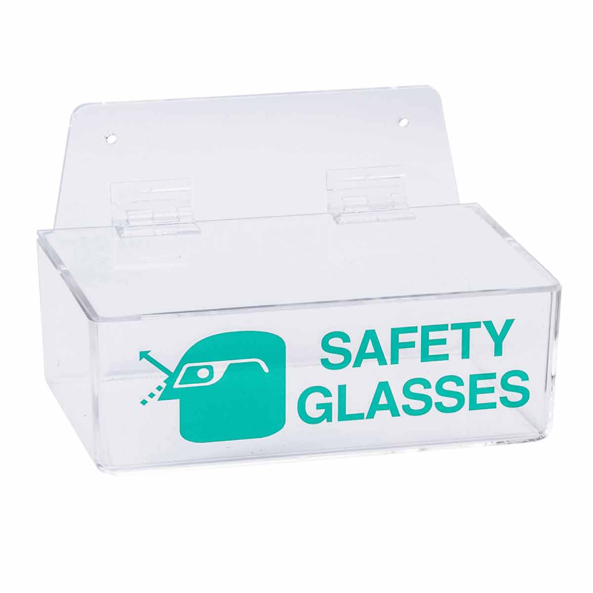 Brady® 2011 Open Top Safety Glass Holder, 4 to 6 Pair Capacity, 3 in H x 9 in W x 6 in D, Plastic, Surface Mount