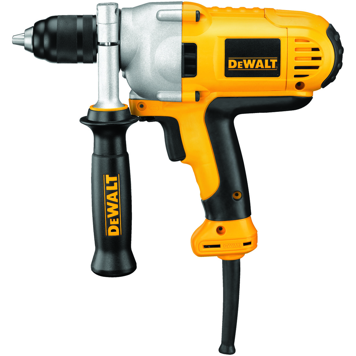 product DeWALT® DWD450 VSR Drill Kit, 1/2 in Keyed Chuck, 120 VAC, 0 to 1300 rpm Speed